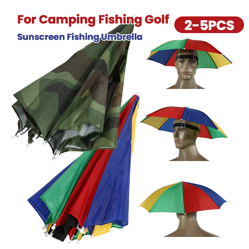 Outdoor Sports Umbrella - Topi Payung Tabir Surya Topi Memancing