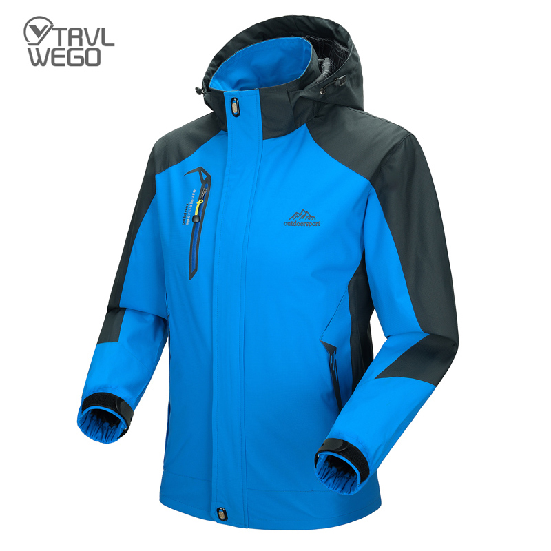 Outdoor Sport Waterproof Jacket - TRVLWEGO jaket Hiking musim gugur pria,