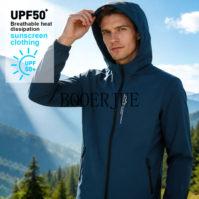 Outdoor Sport Waterproof Jacket - Jaket Hiking Pria Tahan Air untuk