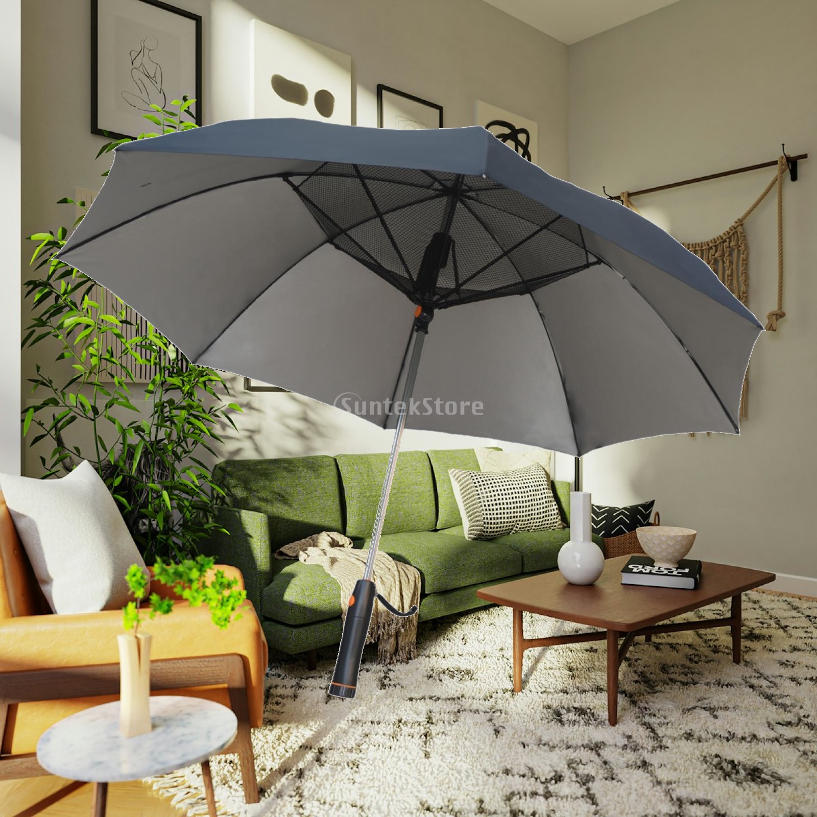 Outdoor Sports Umbrella - Payung dengan Kipas Terintegrasi, Payung Perjalanan