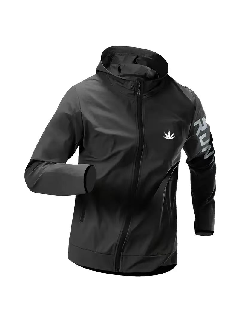 Outdoor Sport Waterproof Jacket - Jaket Windbreaker Hoodie Pria Anti Air