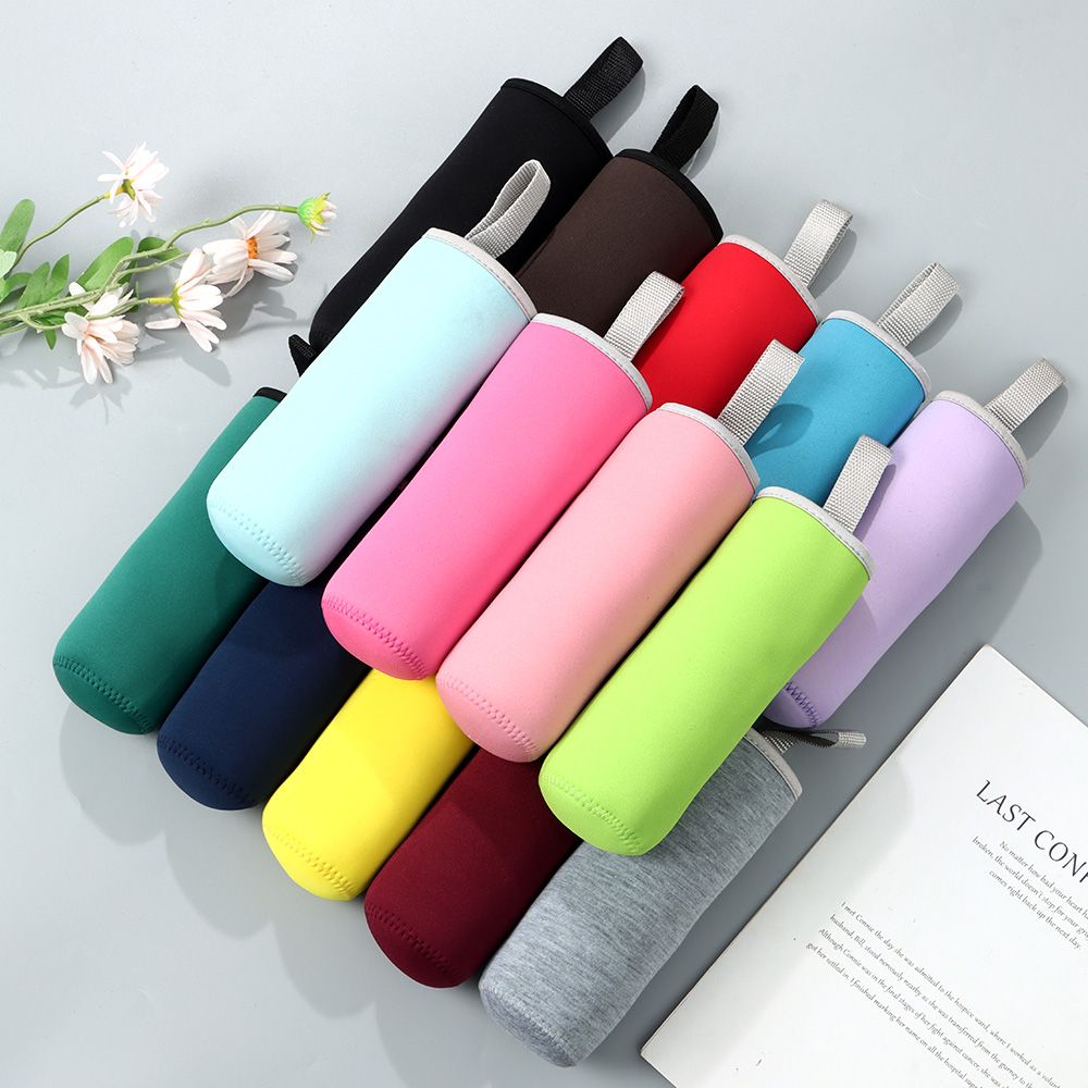 Outdoor Sport Glass Water Bottle - Penutup botol air Neoprene multiwarna, penutup