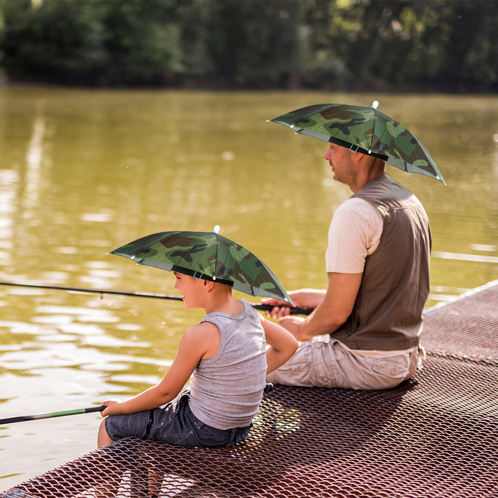 Topi Payung Tabir Surya Topi M - Outdoor Sports Umbrella ulasan dan harga