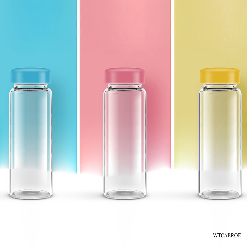 Botol Air Kaca Portabel Anak 4 - Outdoor Sport Glass Water Bottle ulasan dan harga