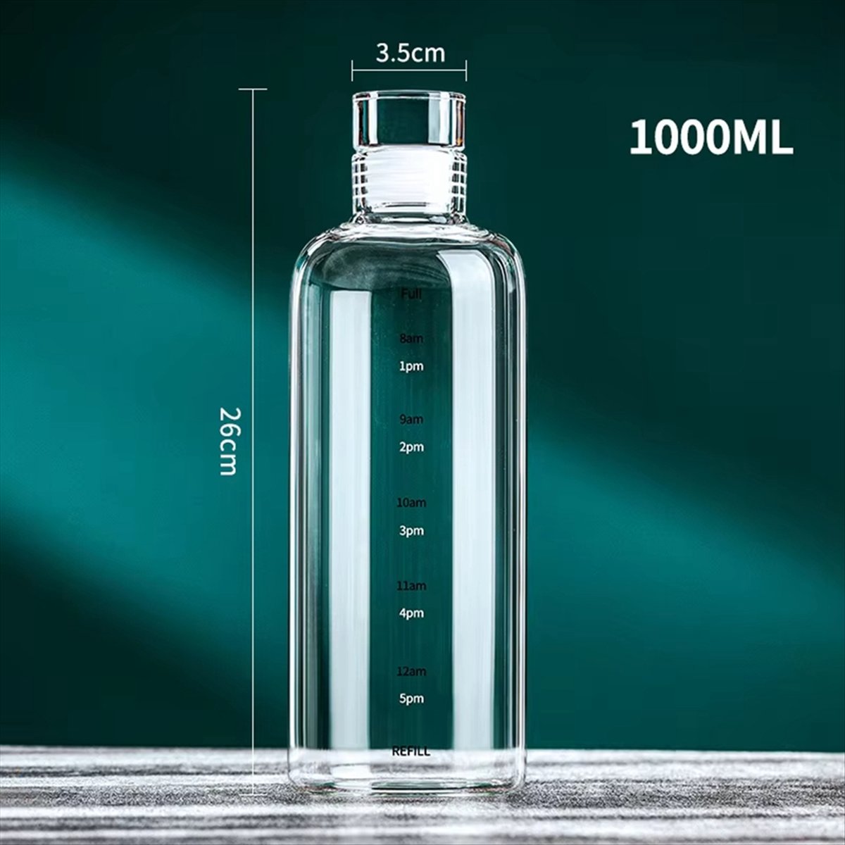 Botol Air Olahraga Kaca 1000ml - Outdoor Sport Glass Water Bottle ulasan dan harga