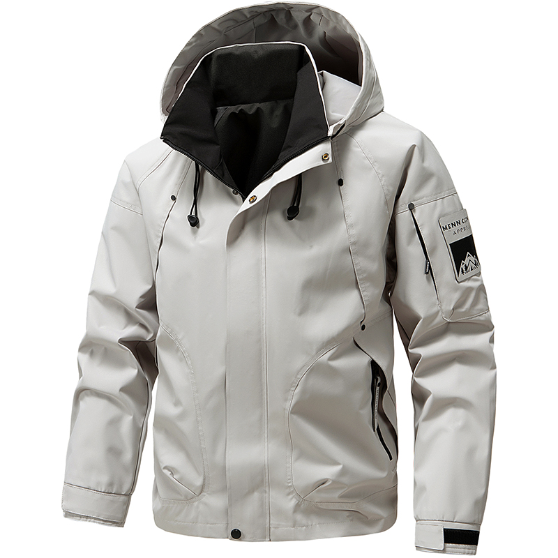 Jaket Hoodie Tahan Air Musim S - Outdoor Sport Waterproof Jacket ulasan dan harga