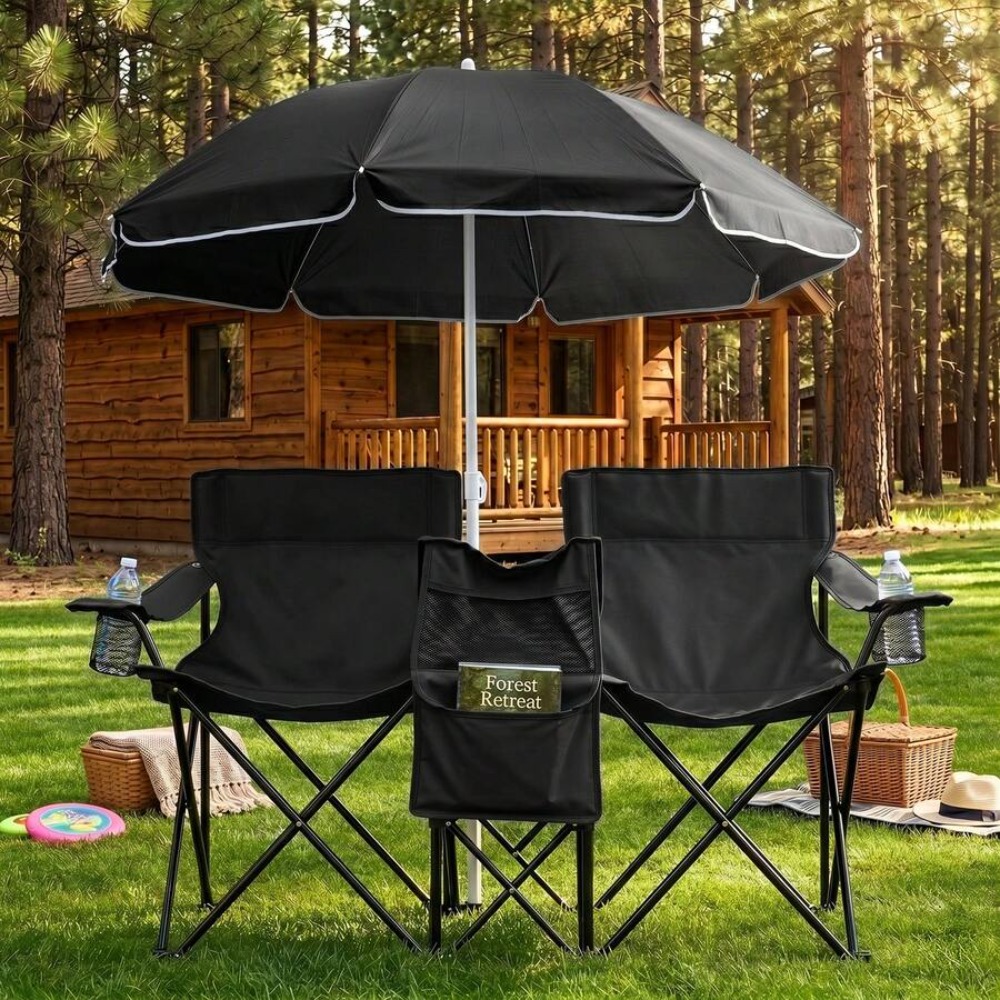 Kursi Pancing Lipat Ganda XL d - Outdoor Sports Umbrella ulasan dan harga