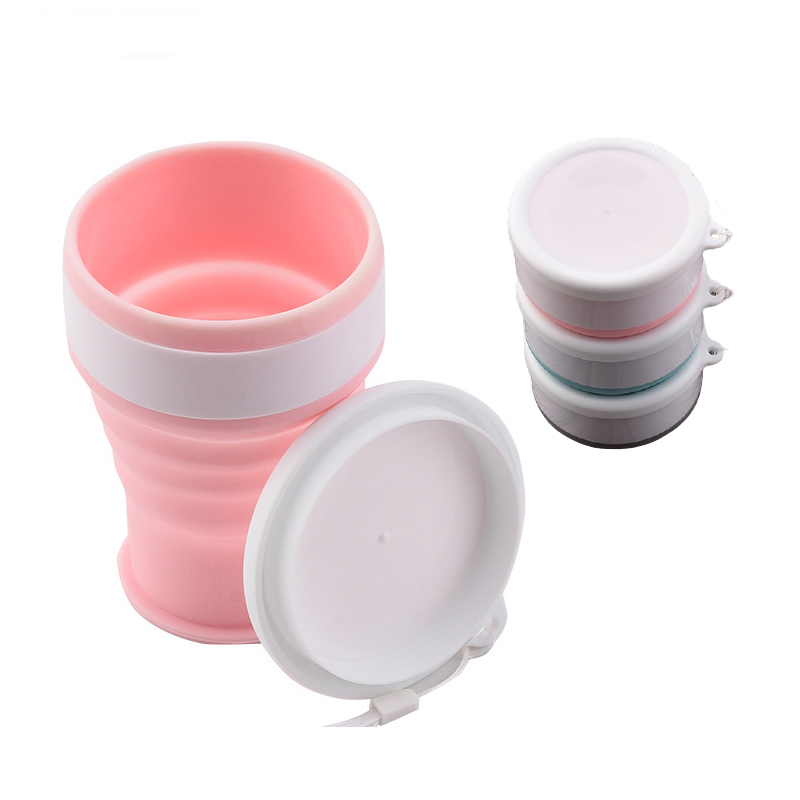 200Ml Silikon Lipat Kaca Mug P - Outdoor Sport Glass Water Bottle ulasan dan harga