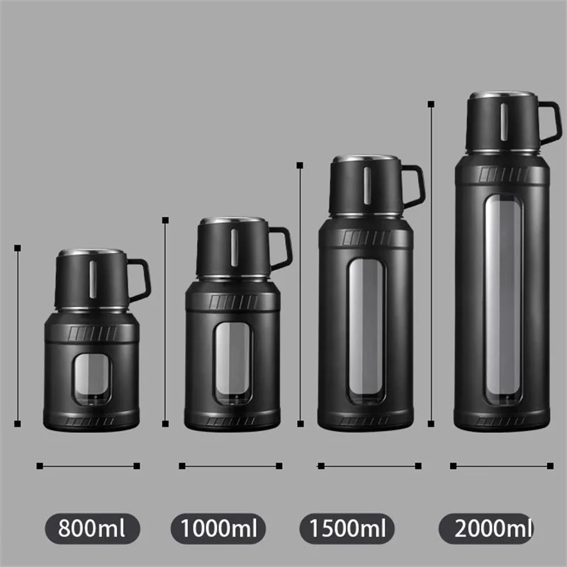 Botol Air Kaca Kapasitas Besar - Outdoor Sport Glass Water Bottle ulasan dan harga